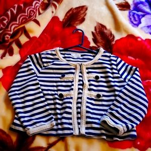 Nautical high waist sweatshirt